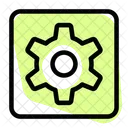 Gear Square  Icon