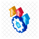 Arrow Business Label Icon