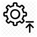 Gear upload  Symbol