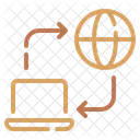 Data Transfer Internet Icon