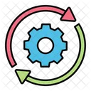 Gear Workflow Process Business Icon