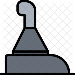 Gearbox Icon - Download in Colored Outline Style