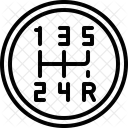 기어 전환 장치  아이콘