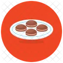 Gebackene Kekse Schokoladenkekse Biskuits Symbol