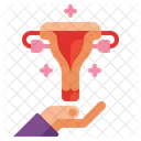 Gebarmutter Vagina Medizin Symbol