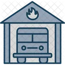 Gebaude Notfalle Feuer Icon