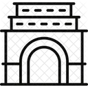 Gebaude Gerichtsarchitektur Gerichtsgebaude Icon