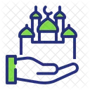 Gebet Moschee Grab Symbol