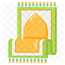 Gebet Matte Teppich Symbol