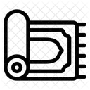 Gebetsteppich Gebetsmatte Gebetsvorleger Symbol