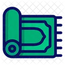 Gebetsteppich Gebetsmatte Gebetsvorleger Symbol