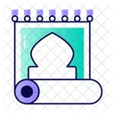 Gebetsteppich Gebetsmatte Muslim Symbol