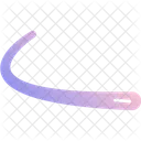 Gebogene Nadeln Nadel Stricknadeln Symbol
