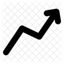 Gekrummter Pfeil Kurve Winkel Symbol