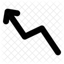 Gekrummter Pfeil Kurve Winkel Symbol