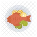 Gebratener Fisch  Symbol