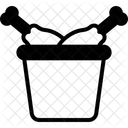 Gebratenes Huhn  Symbol