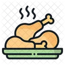 Gebratenes Huhn  Symbol