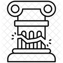 Gebrochene Säule  Symbol