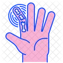 Gebrochener Finger  Symbol