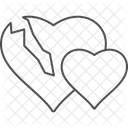 Gebrochenes Herz  Symbol