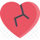 Gebrochenes Herz  Symbol