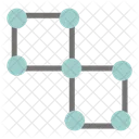 Gebunden Verbindung Wissenschaft Symbol