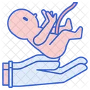 Geburt Neugeborenes Baby Geboren Symbol