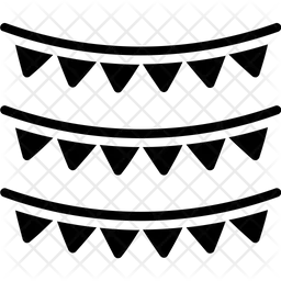 Geburtstagsgirlande  Symbol