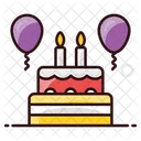 Geburtstagskuchen  Symbol