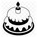 Geburtstagskuchen  Symbol