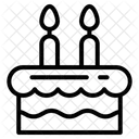 Geburtstagskuchen  Symbol