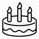 Geburtstagskuchen  Symbol