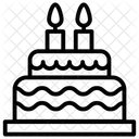 Geburtstagskuchen  Symbol