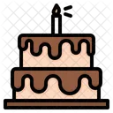 Geburtstagskuchen  Symbol