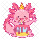 Salamander Axolotl Aquarium Symbol