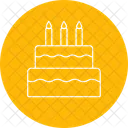 Geburtstagskuchen  Symbol