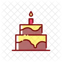 Geburtstagskuchen  Symbol
