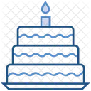 Geburtstagskuchen  Symbol