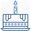 Geburtstagskuchen  Symbol