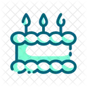 Geburtstagskuchen  Symbol