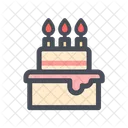 Geburtstagskuchen  Symbol