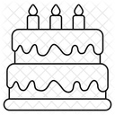 Geburtstagskuchen  Symbol