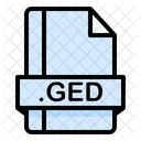 Ged File File Extension Icon