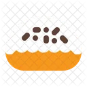 Gedampfter Kuchen Kuchen Restaurant Symbol