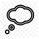 Gedanken Blase Rede Symbol