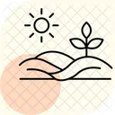 Gedungtes Land Symbol