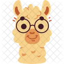 Llama Animal Character Icon