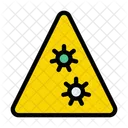 Gefahr Corona Virus Symbol