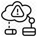Gefahr wolke  Symbol